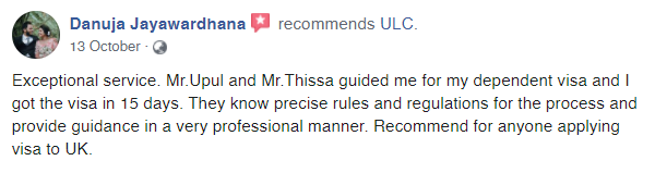 ULC student reviews from social media